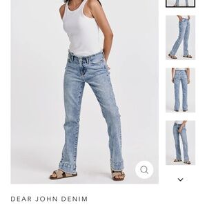 Dear John Playback Mid Rise Slim Straight Jeans Odeza